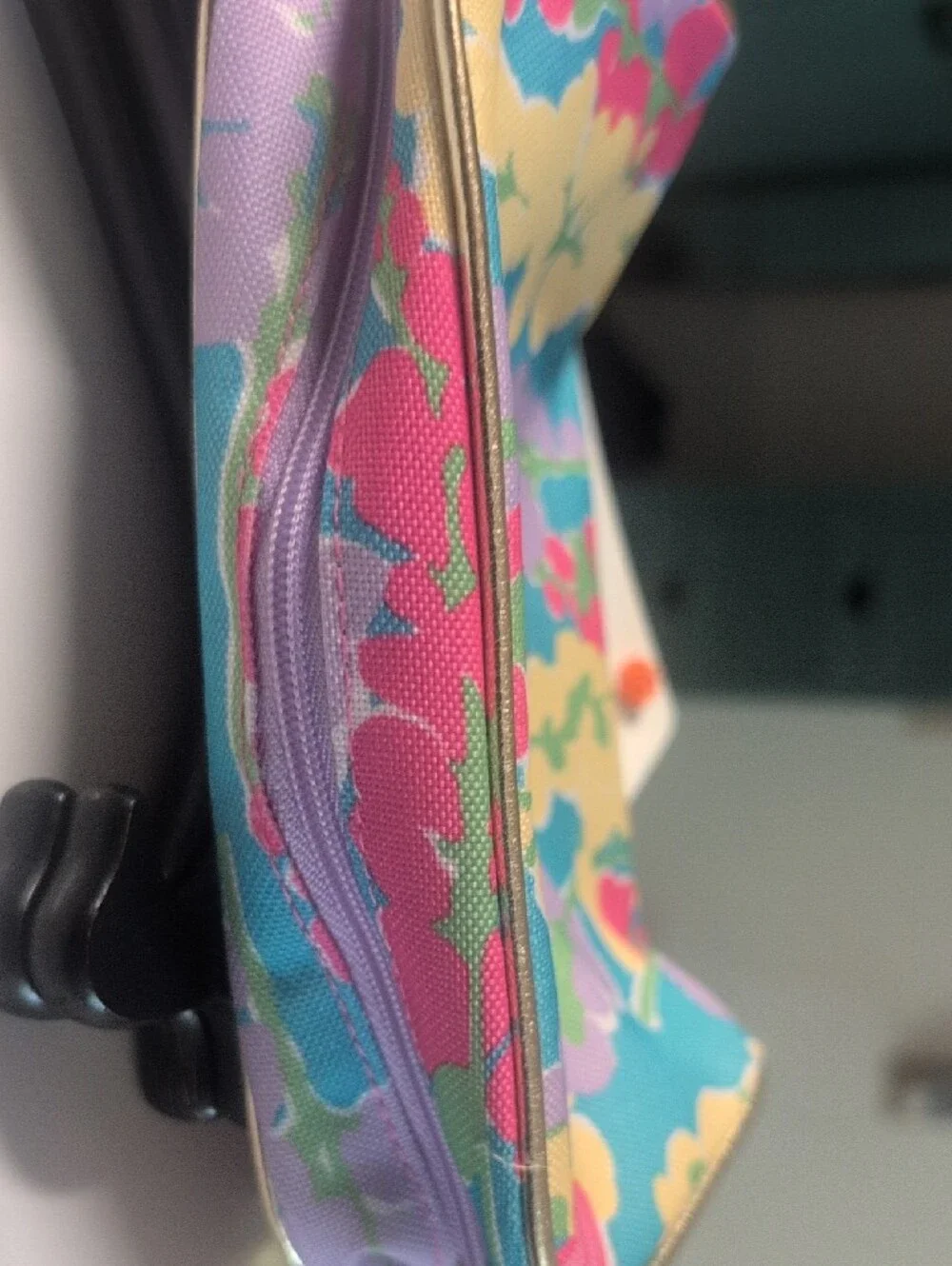 Floral Cosmetic Bag - Multicolor